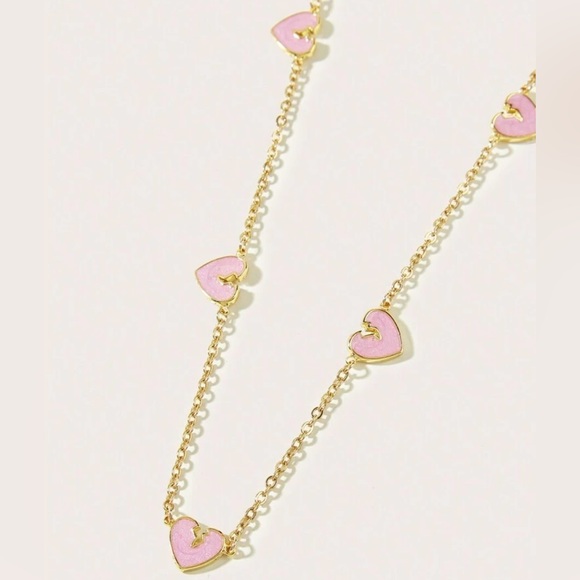 “Heartbroken” Heartsick Heartsore Broken Pink Heart Anti-Valentine’s Necklace - Picture 3 of 6